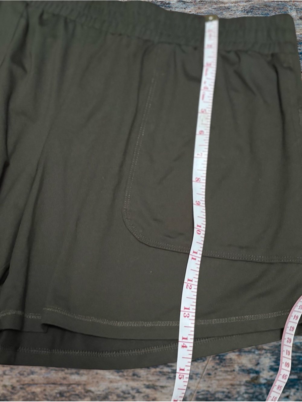 All in Motion Women's Athletic Shorts - Olive Green - Size M - Picture 8 of 8